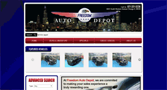 Desktop Screenshot of freedomautodepot.com